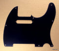(A80)Custom Single Ply Guitar Pickguard Fits Tele Standard, BLACK