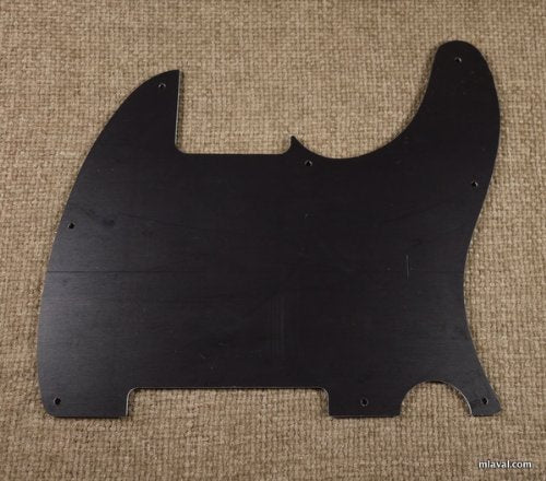 3 Ply Left Handed Guitar Pickguard Fits Fender Telecaster Tele Esquire -BLACK (B16)