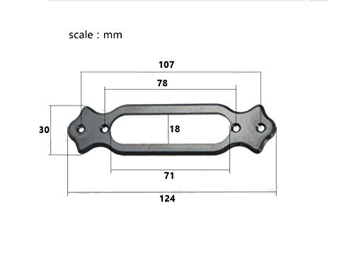 2x Flanged Single Coil Pickup Mounting Base plate Rings, 4ply Tortoise