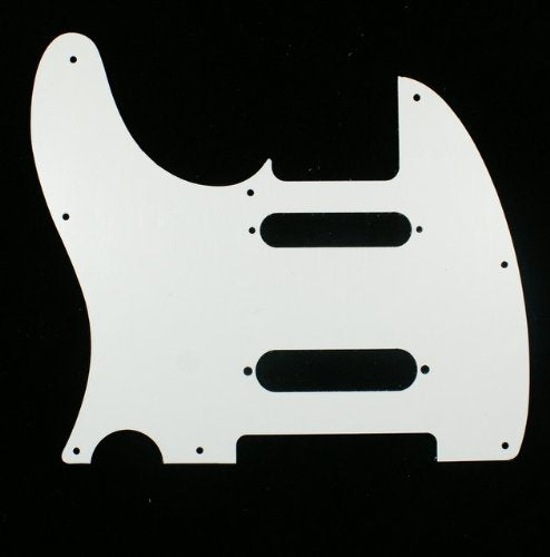 (A63) Custom Guitar Pickguard For Nashville Tele Style ,3ply White