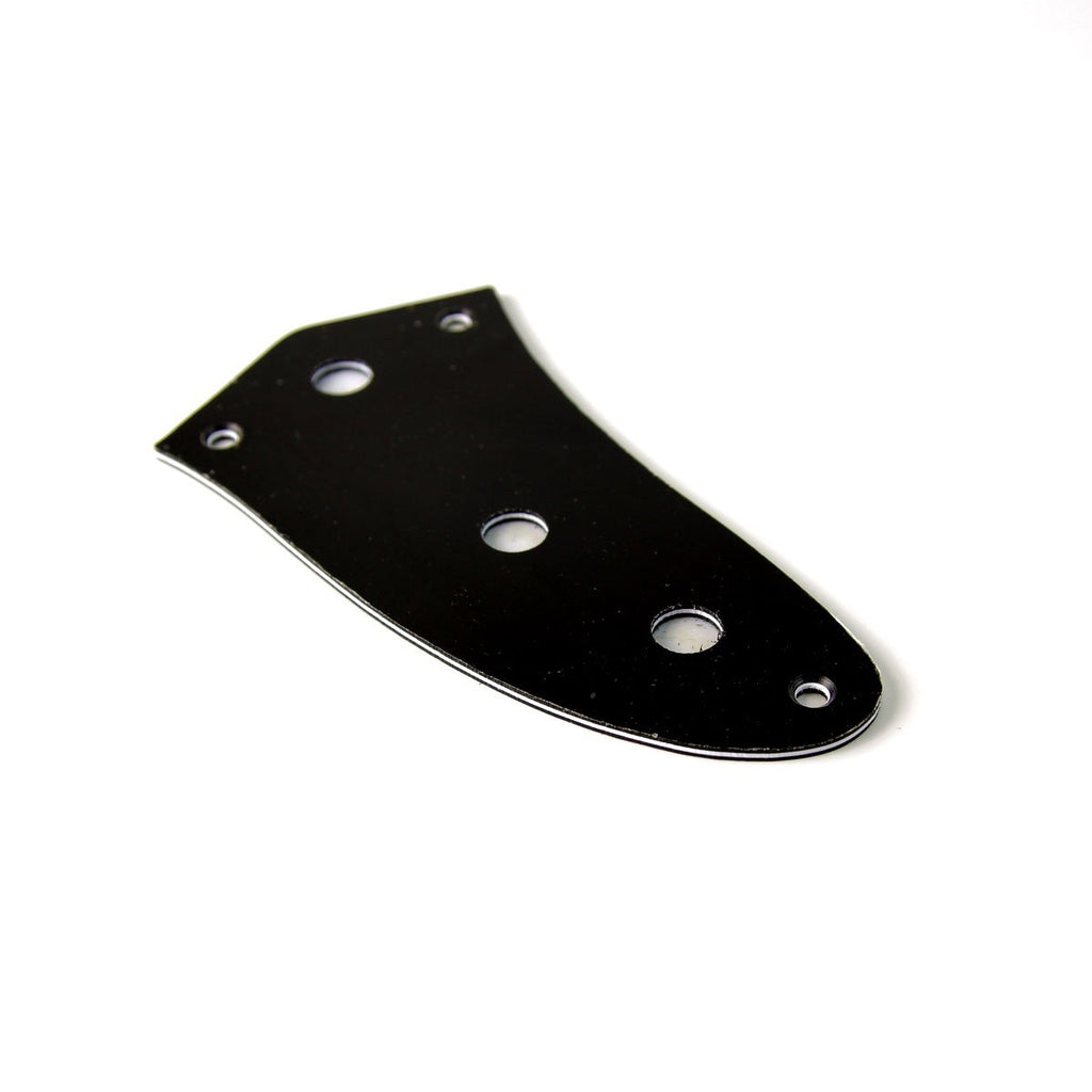 Custom Control Plate For Jaguar Style Guitar,Plastic PVC 3ply Black