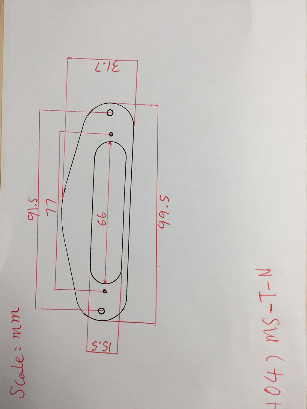 PVC Pickup Mounting Ring Plate for Tele Neck Pickup,1ply Mint Green (H04)