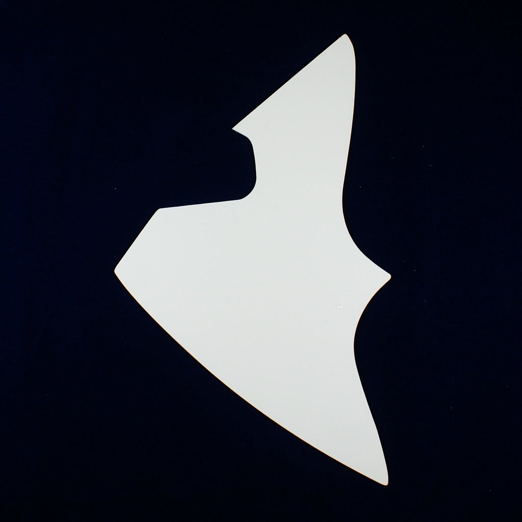 (E63) Custom Guitar Pickguard for Harmony H22 Bass Guitar,3ply White