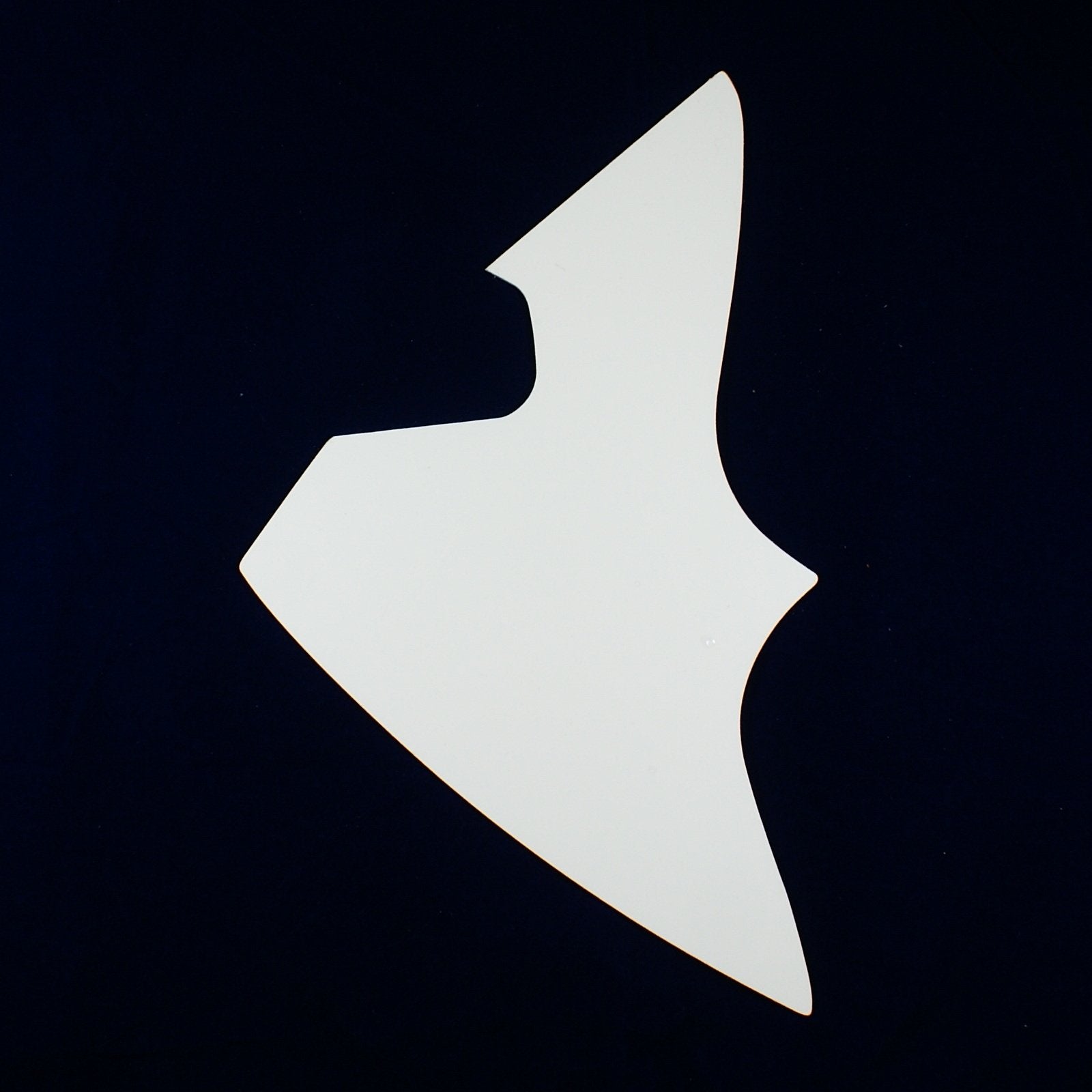 (E63) Custom Guitar Pickguard for Harmony H22 Bass Guitar,3ply White