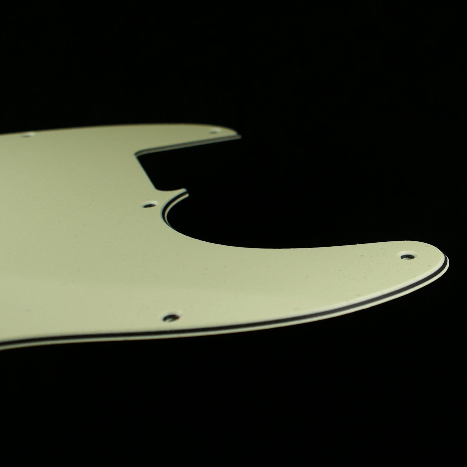 (E75) Telecaster Tele Esquire Style Guitar pickguard,3ply Vintage Green