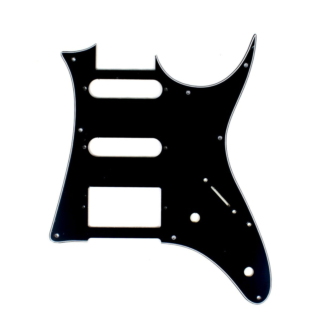 (E08) 3Ply Quality Guitar Pick Guard for Ibanez RG 40,HSS,Black