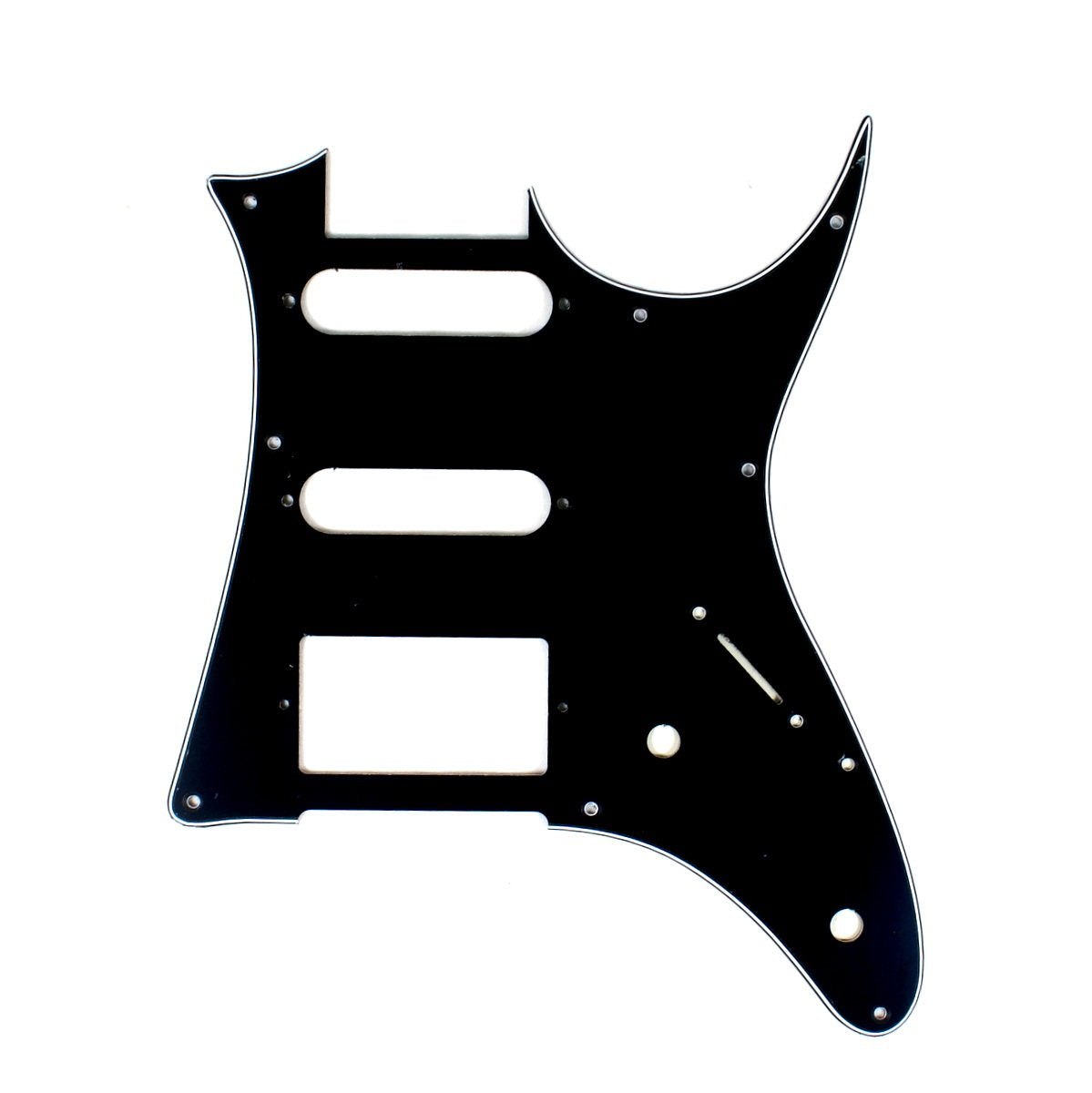 (E08) 3Ply Quality Guitar Pick Guard for Ibanez RG 40,HSS,Black