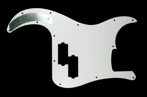 (A88) Custom Guitar Pickguard fits Precision Bass PB 13 Hole ,3Ply White