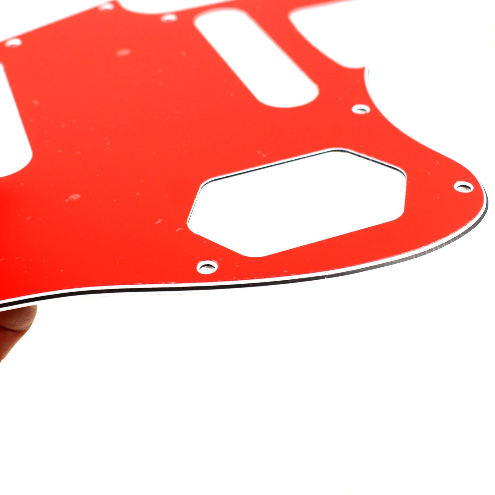 Custom Guitar Pickguard Fits Jaguar Jag style,4Ply bright Red/Vintage Reissued