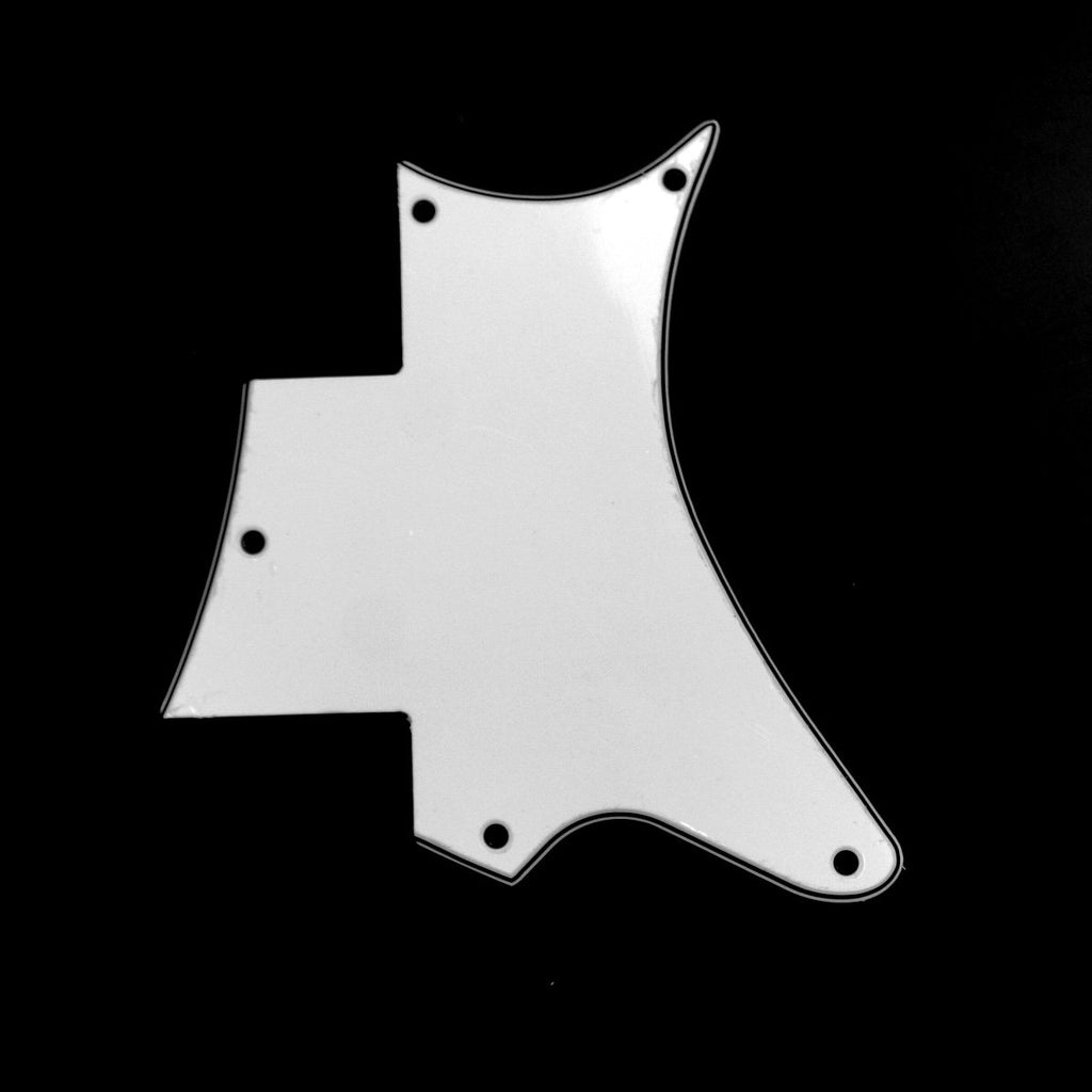 Replacement guitar pickguard for PRS SE flat-top style,3ply White