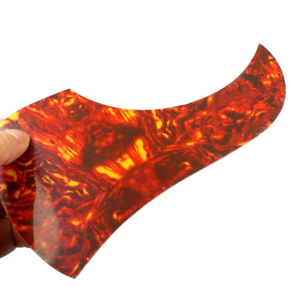 (E52) Universal Self Stick thin pickguard for acoustic guitar ,Tortoise style 4