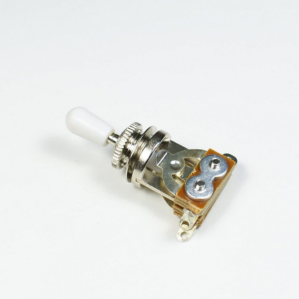 (D44) 3 Way Toggle Switch Pickup Selector White Tip for Electric Guitar