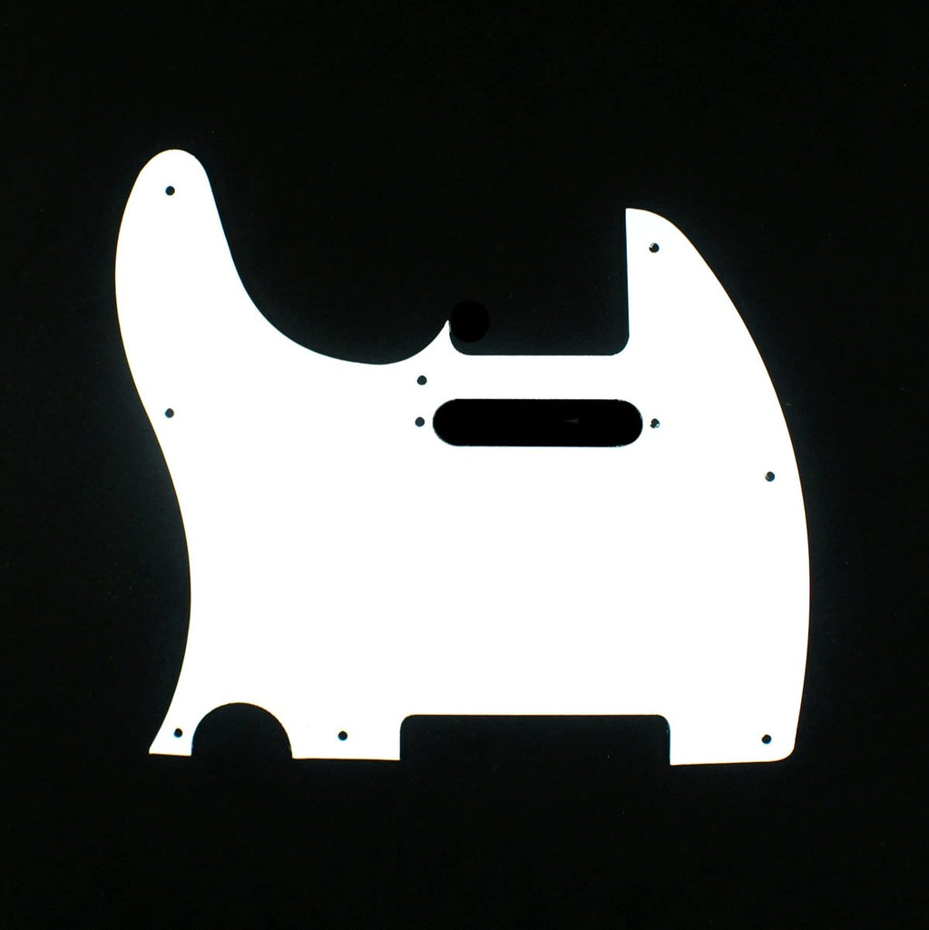 (E04) 4Ply Guitar Pickguard For Tele standard Style Guitar ,White Pearl
