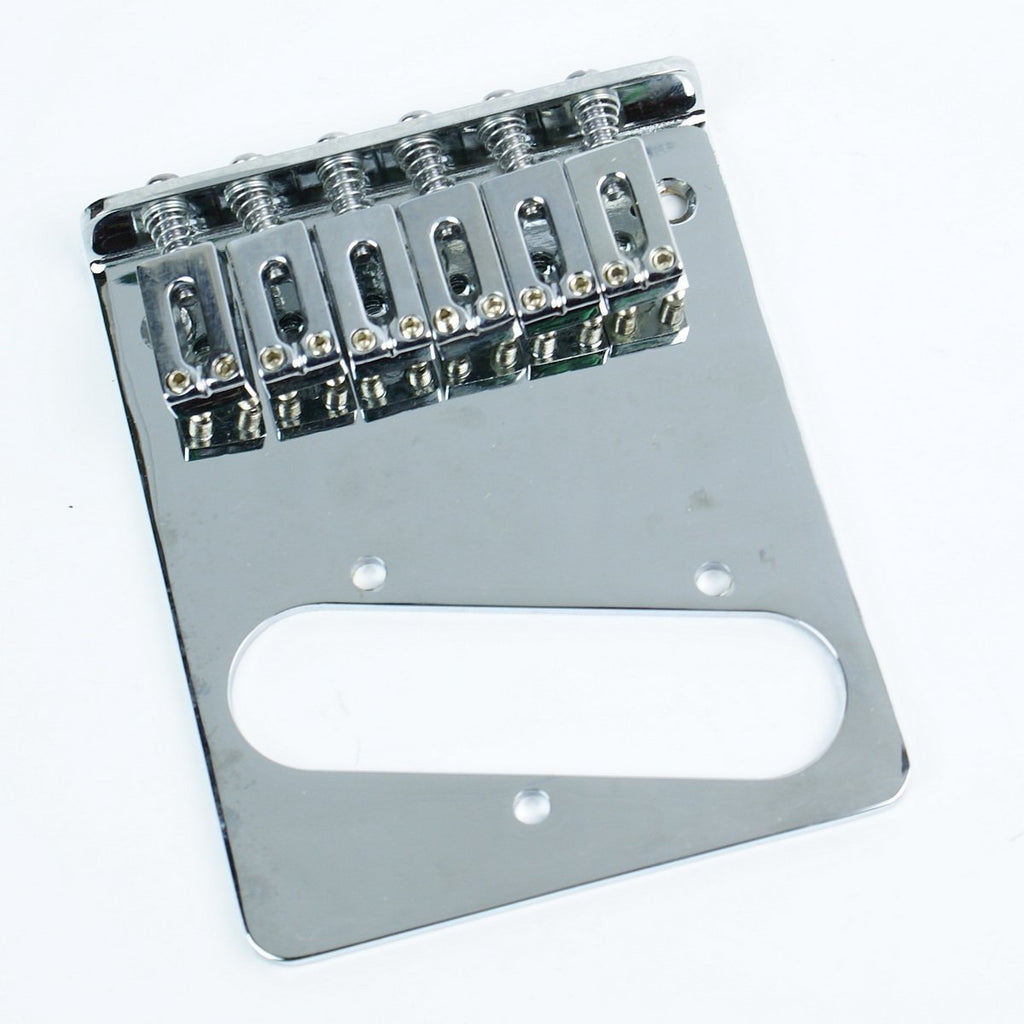 (B97) Replacement Tele Telecaster Guitar bridge,6-Saddle Modern Style,Chrome