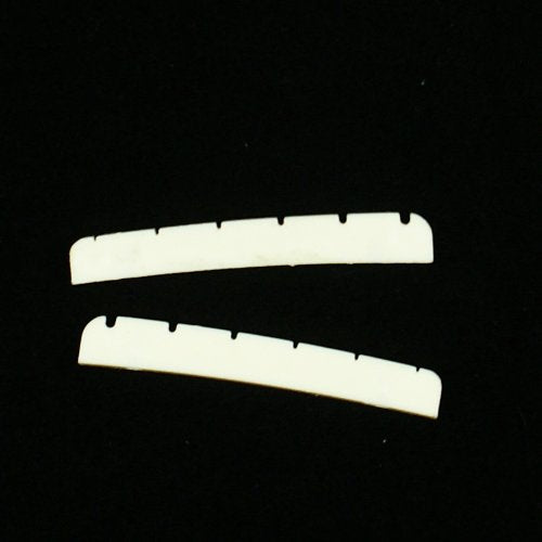 (B60) 2 x Slotted Nut for Strat Tele Guitar Curve-Bottom 42mm