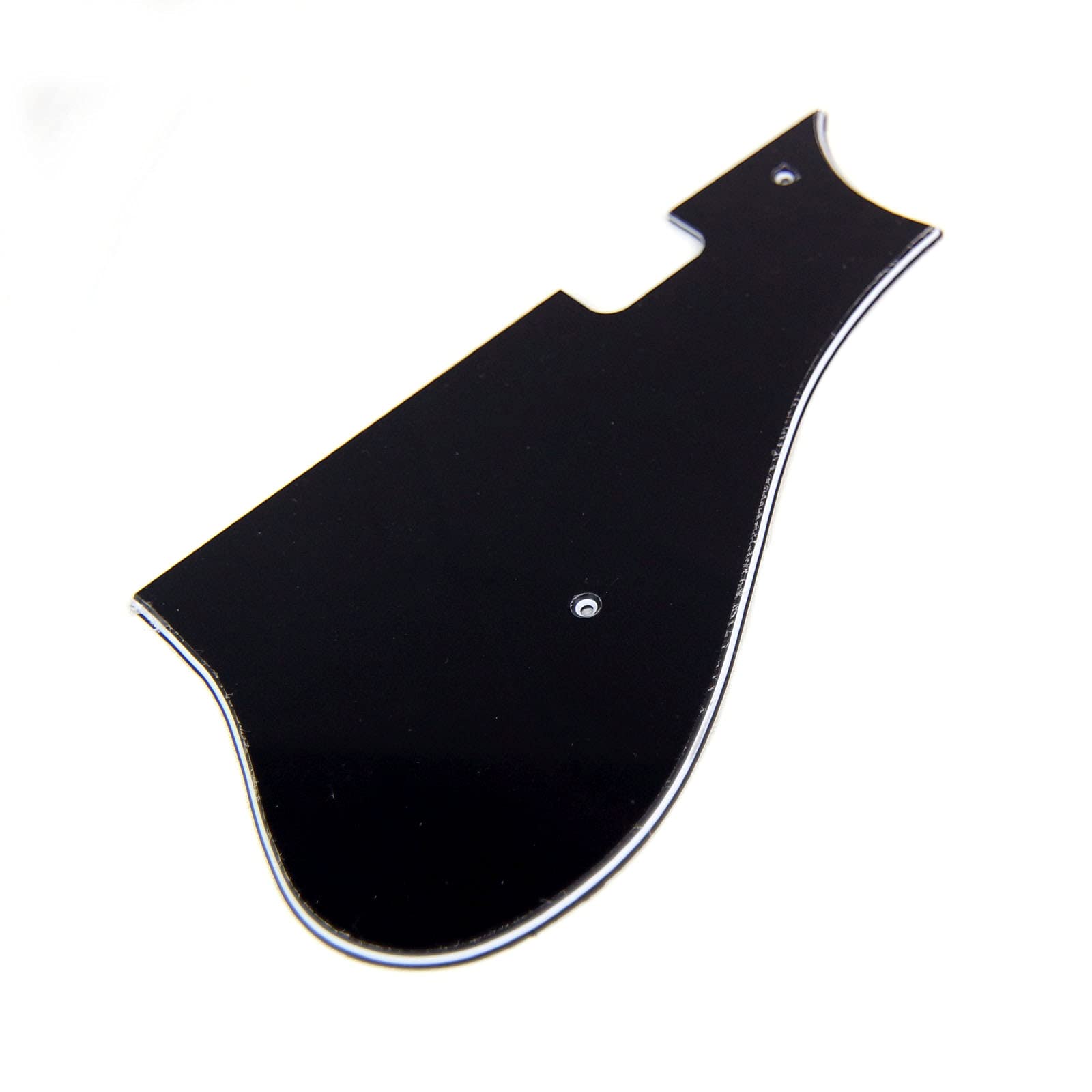 Custom Guitar Pickguard Fits Harmony Rocket H54 H56 1-Pickup,3ply Black