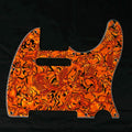 (E90) Custom 4Ply Guitar Pickguard Fits Tele Standard 8 holes, Tiger Stripes