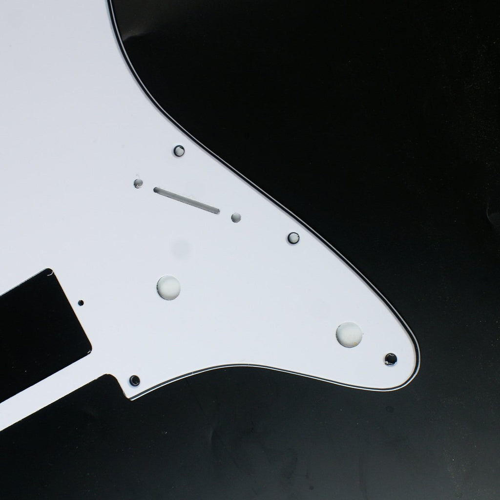 (B27) Custom Strat style HH Layout Guitar Pickguard 2-control ,3ply White