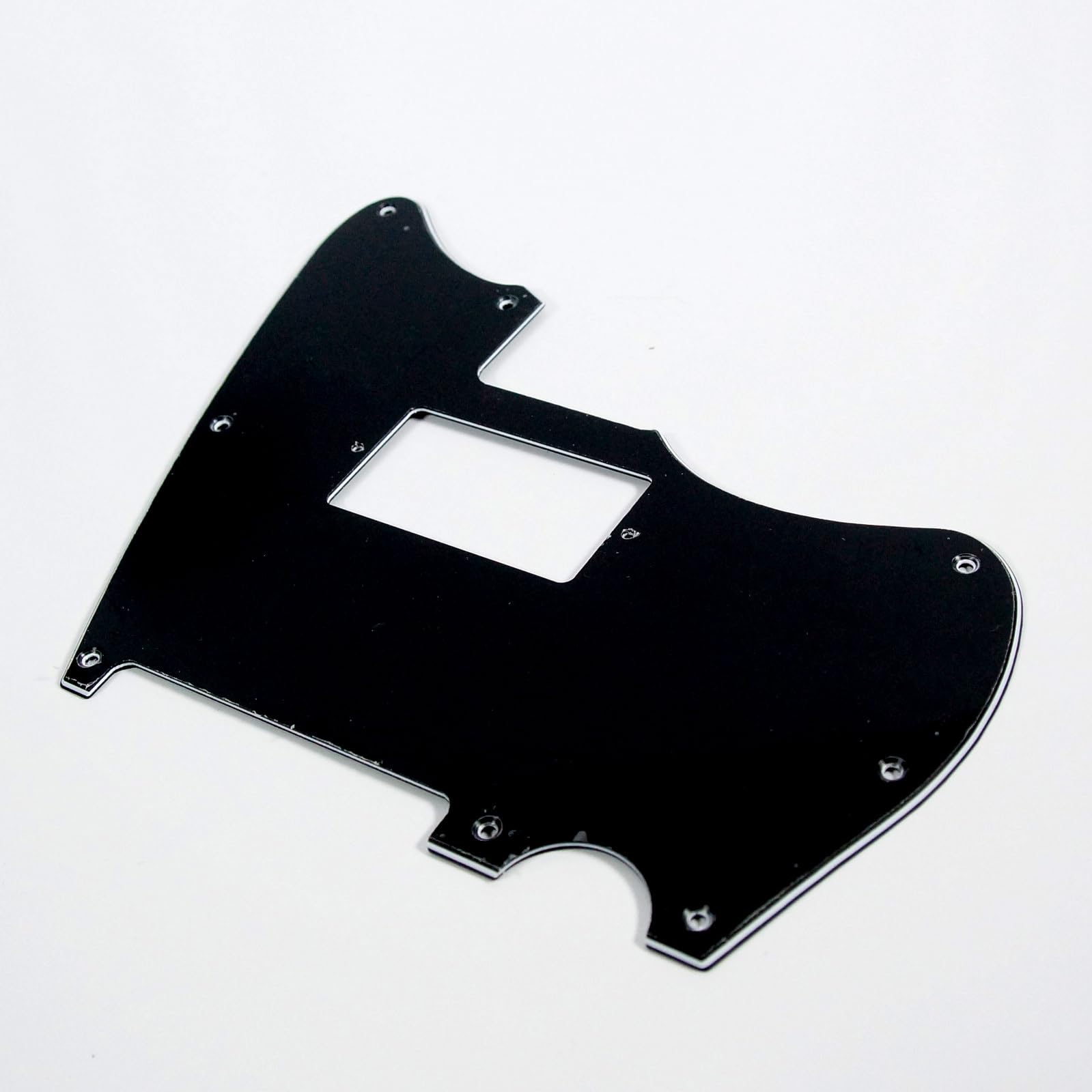 Jazzcaster/telemaster Hybrid Style Guitar Pickguard, Humbucker, 3ply Black