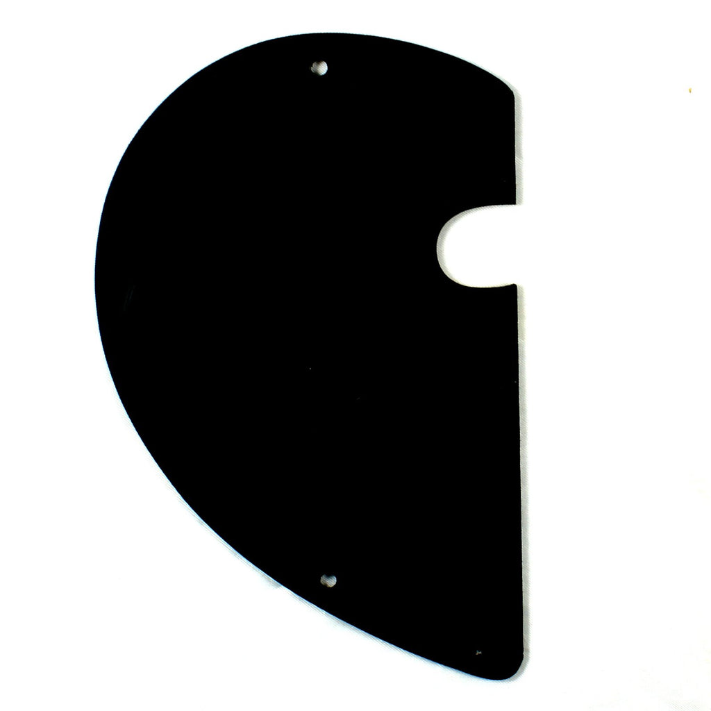 (E71) Custom Pickguard for DANELECTRO LONGHORN BASS GUITAR,Single Ply Black