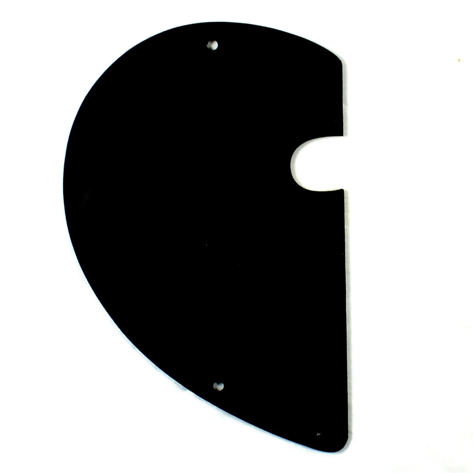 (E71) Custom Pickguard for DANELECTRO LONGHORN BASS GUITAR,Single Ply Black