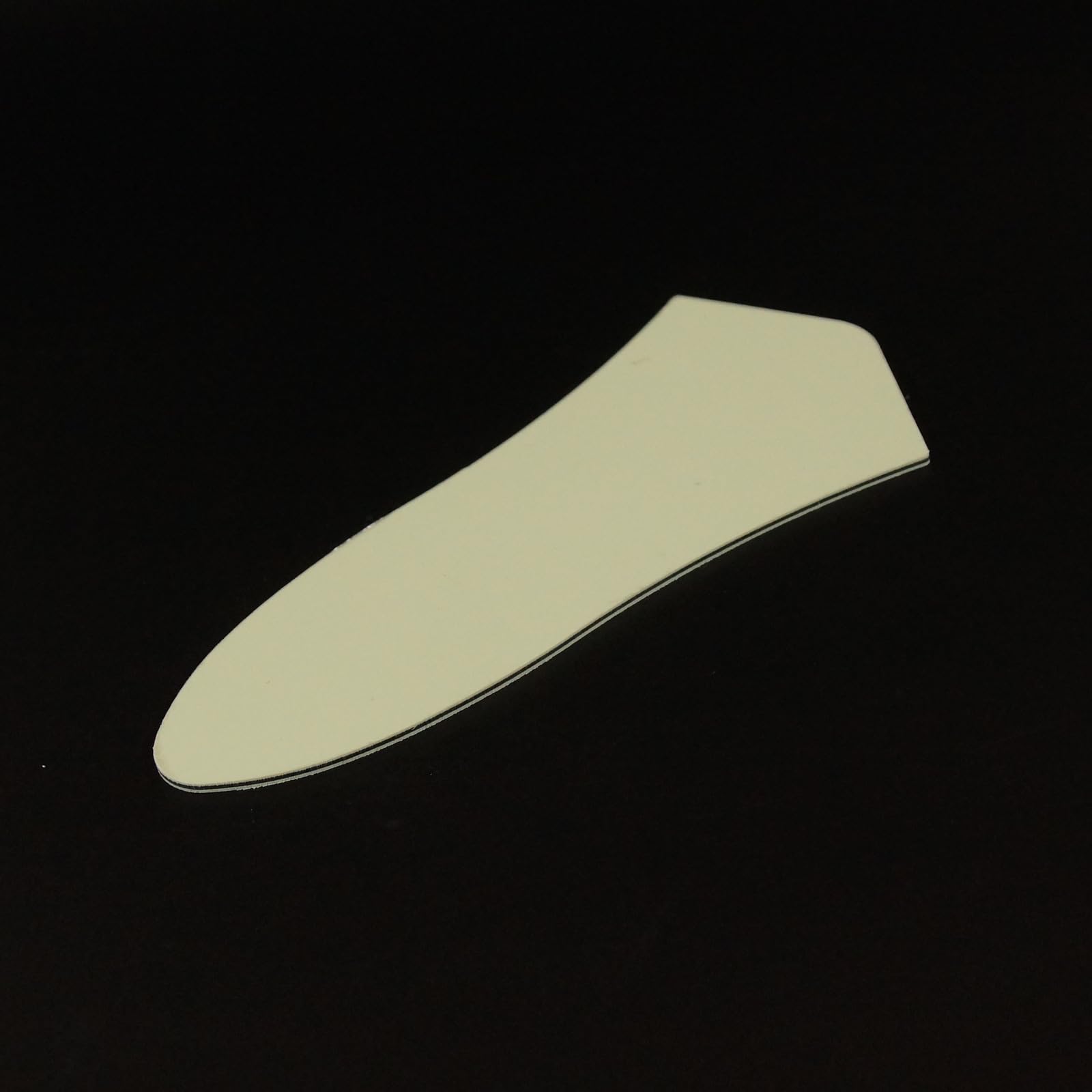 PVC Plastic Control Plate For Jazz Bass JB style bass Guitar, Blank No holes, 3Ply Mint Green