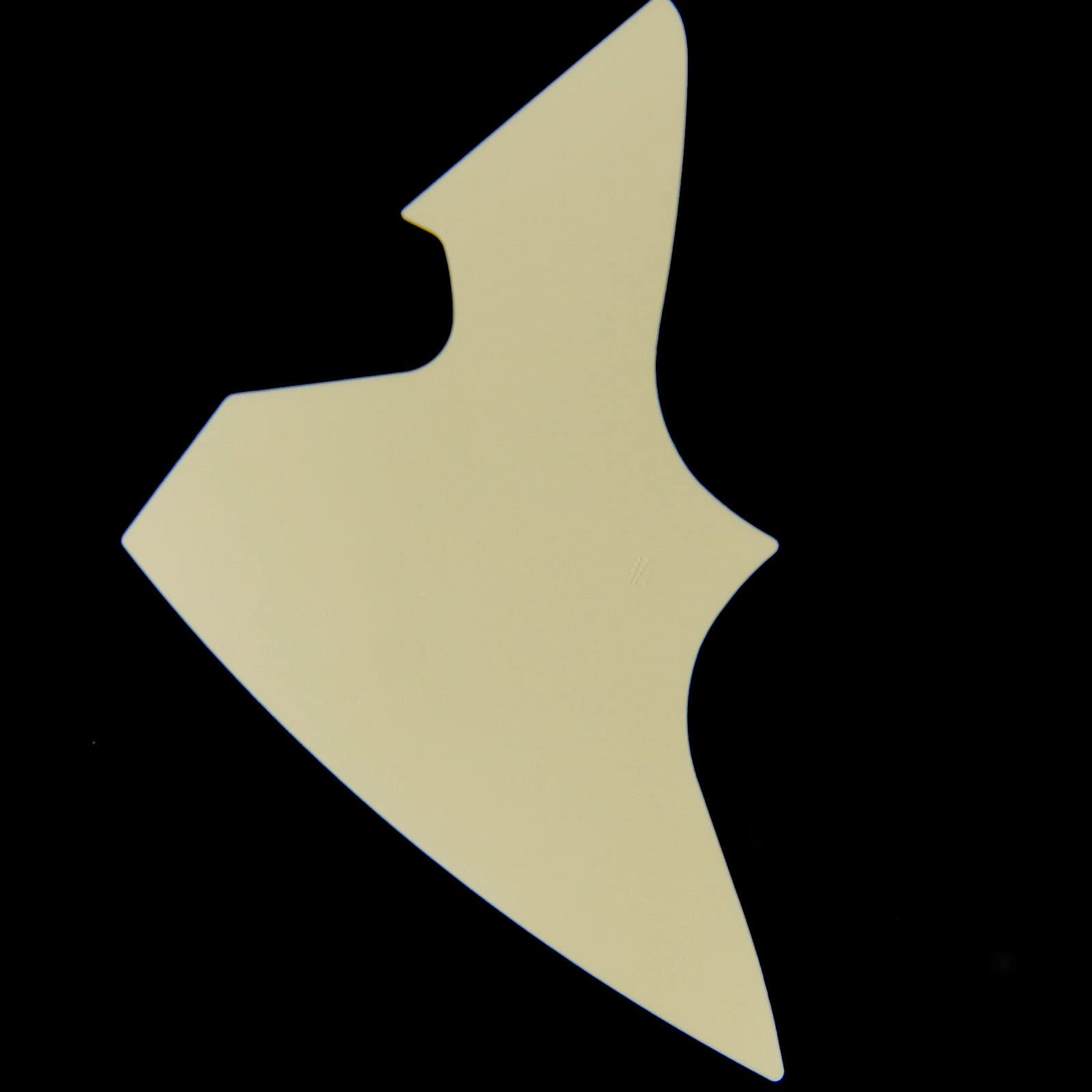 Custom Harmony H22 Bass style bass Guitar pickguard, Single-ply Cream