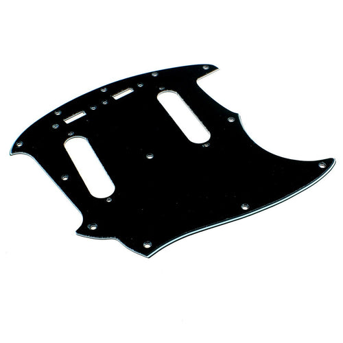 (A69)Custom 3 Ply Guitar Pickguard Fits Mustang Classic Series, BLACK