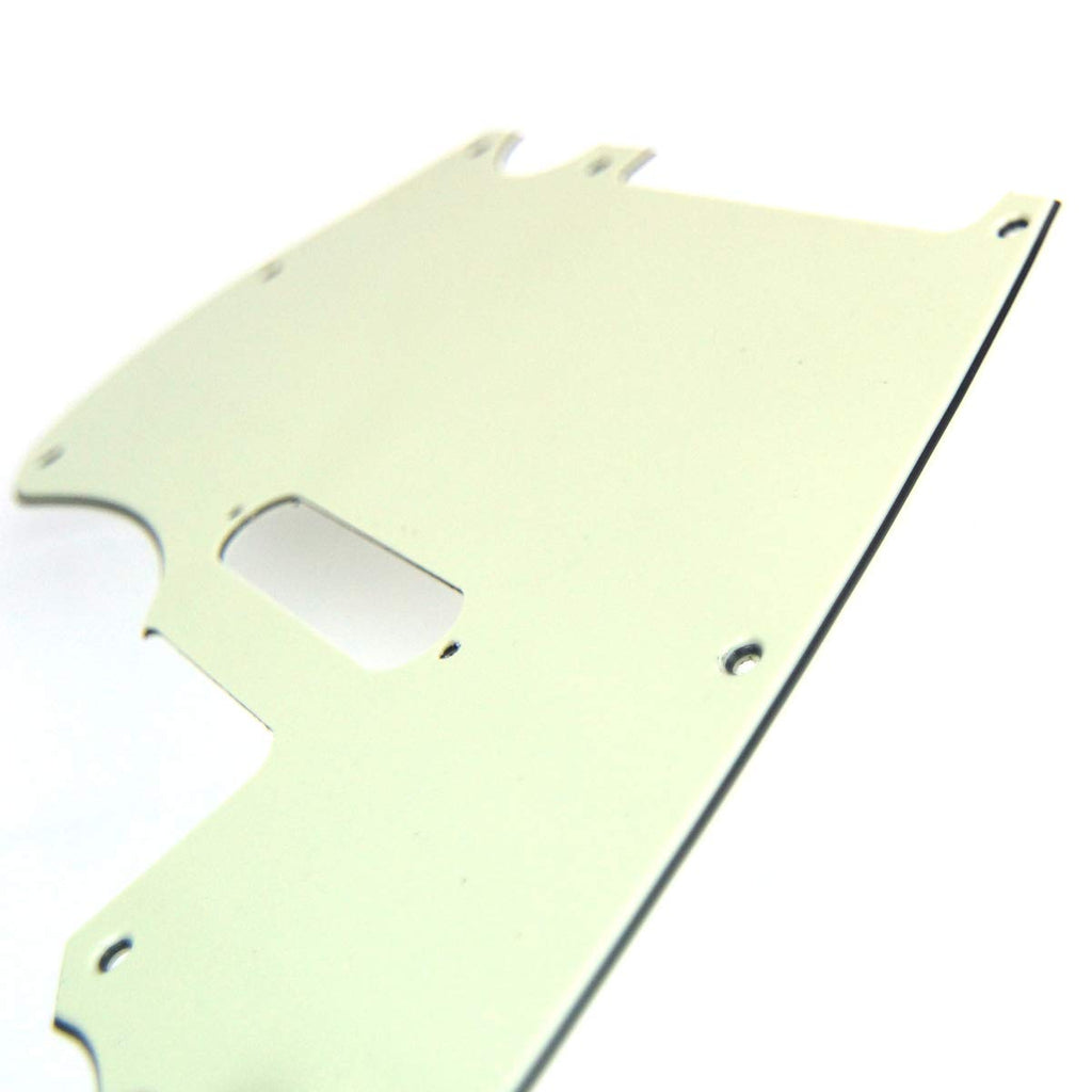Jazzcaster/telemaster Hybrid Style Guitar Pickguard,1 pickup, Mint Green