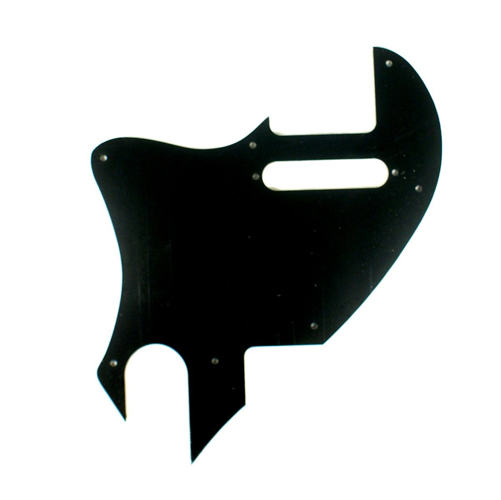 (E37) 3 Ply Guitar Pickguard for Tele F Hole Convertion ,Black