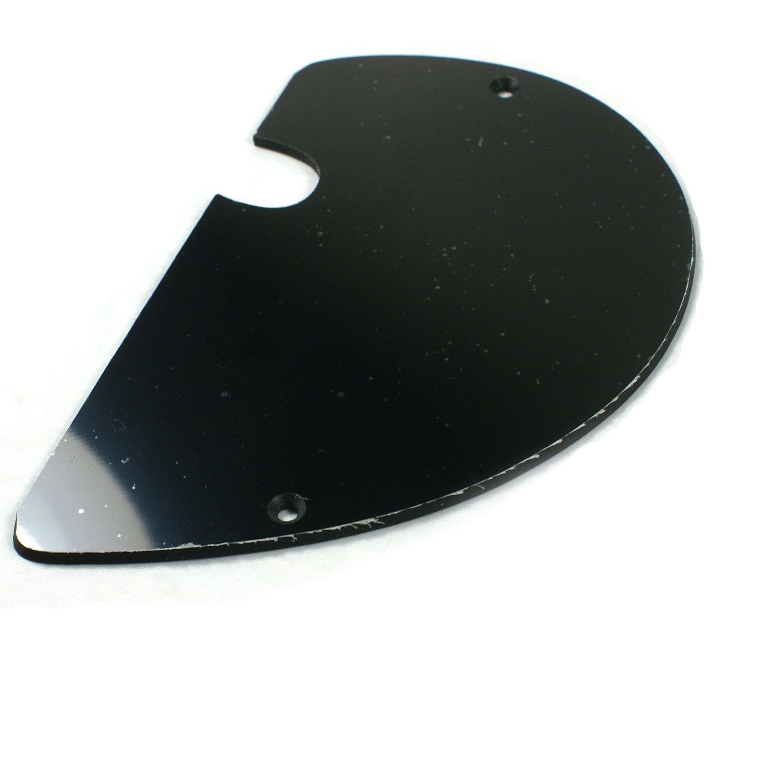 (E71) Custom Pickguard for DANELECTRO LONGHORN BASS GUITAR,Single Ply Black