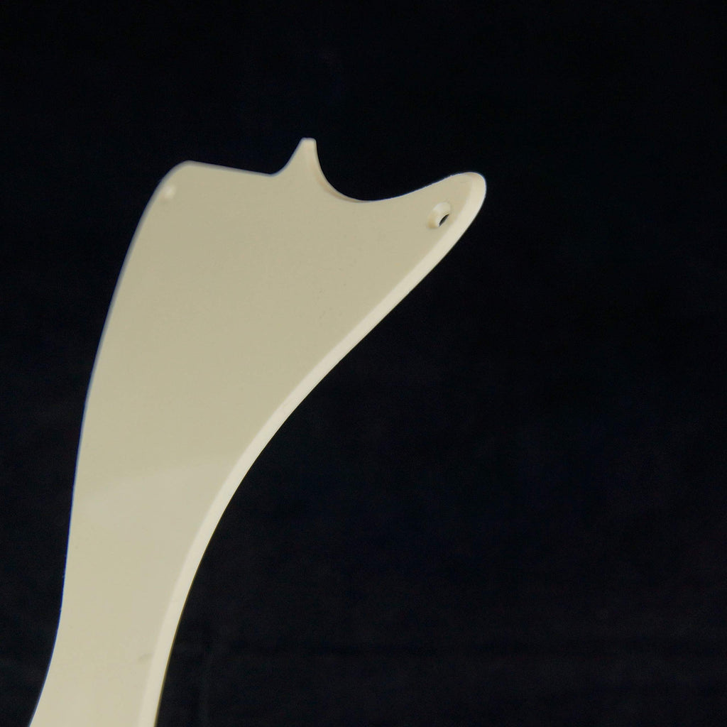 Custom LP jr Junior Style Replacement Guitar Pickguard, Single-ply Cream