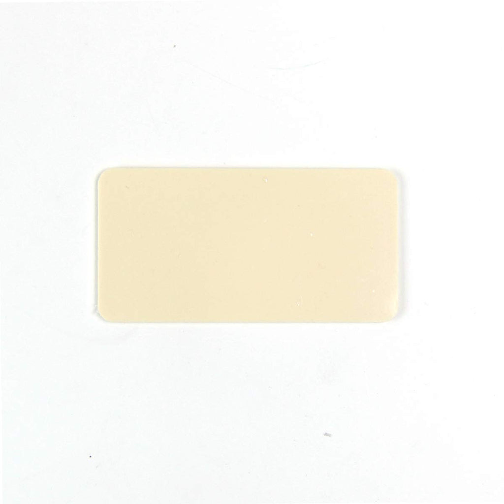 PVC Plastic Blank Block For Regular Humbucker Adapter Ring,Cream