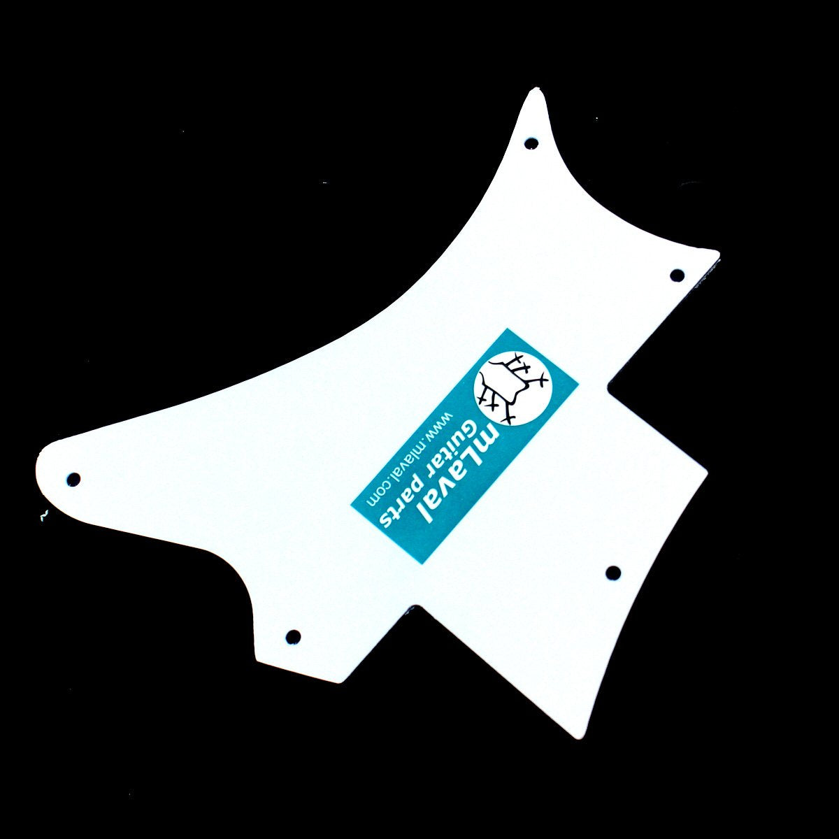 Replacement guitar pickguard for PRS SE flat-top style,3ply White