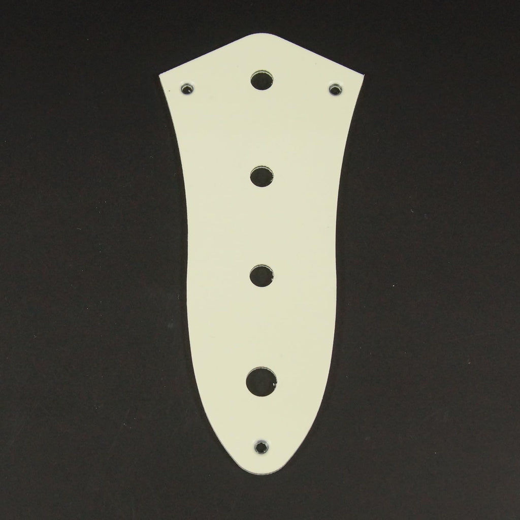 PVC Plastic Control Plate For Jazz Bass JB style bass Guitar, 3Ply Mint Green