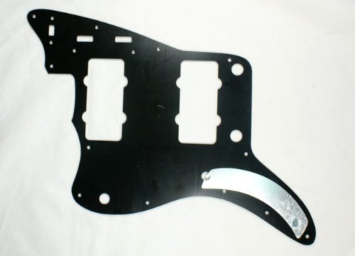 (B24) Custom Quality Guitar Pickguard Fits Jazzmaster ,3ply Black