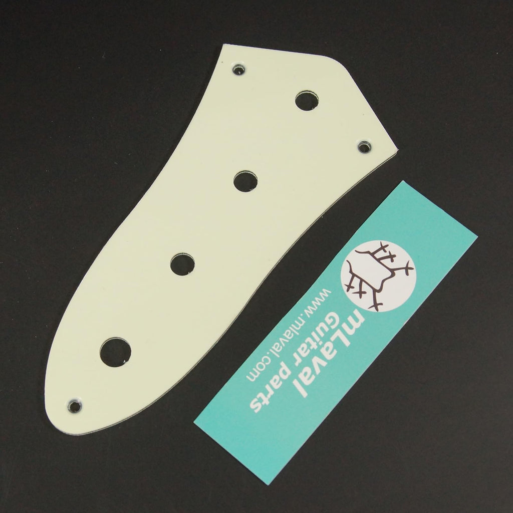 PVC Plastic Control Plate For Jazz Bass JB style bass Guitar, 3Ply Mint Green