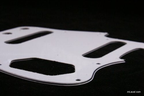 Custom Guitar Pickguard Fits Jaguar Jag style,3ply White/Vintage Reissued