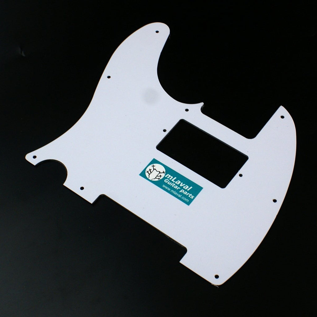 Custom guitar Pickguard For Tele Humbucker Cut-out style,4ply white pearl