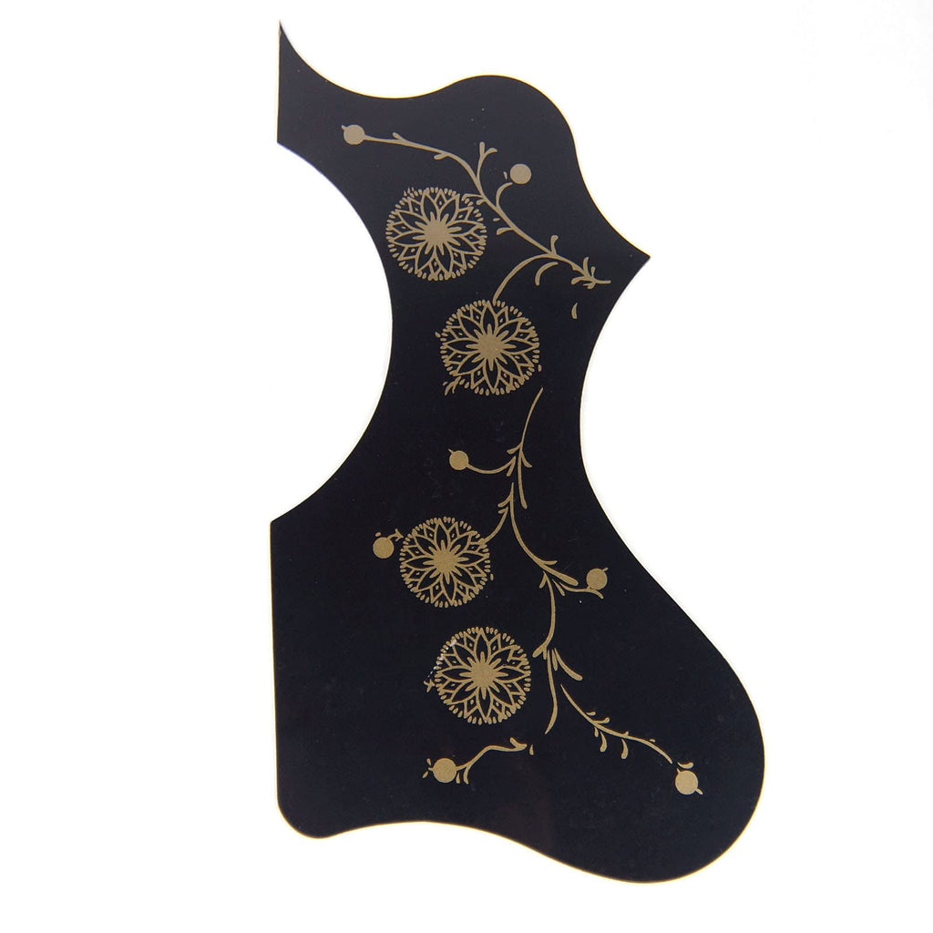 (22J02) Cutaway Style Self-adhesive Acoustic Guitar Pickguard, Black
