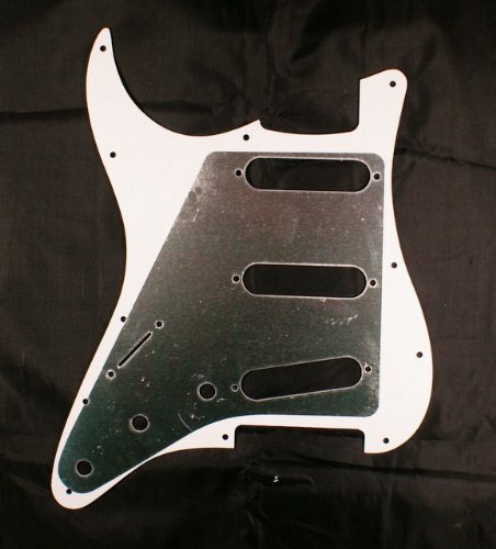 (A72) Custom Guitar Pickguard For Strat Standard style,3ply White