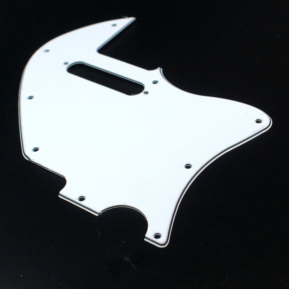 (E32) ACOUSTASONIC TELE Hybrid Style Guitar Pickguard, 3Ply white