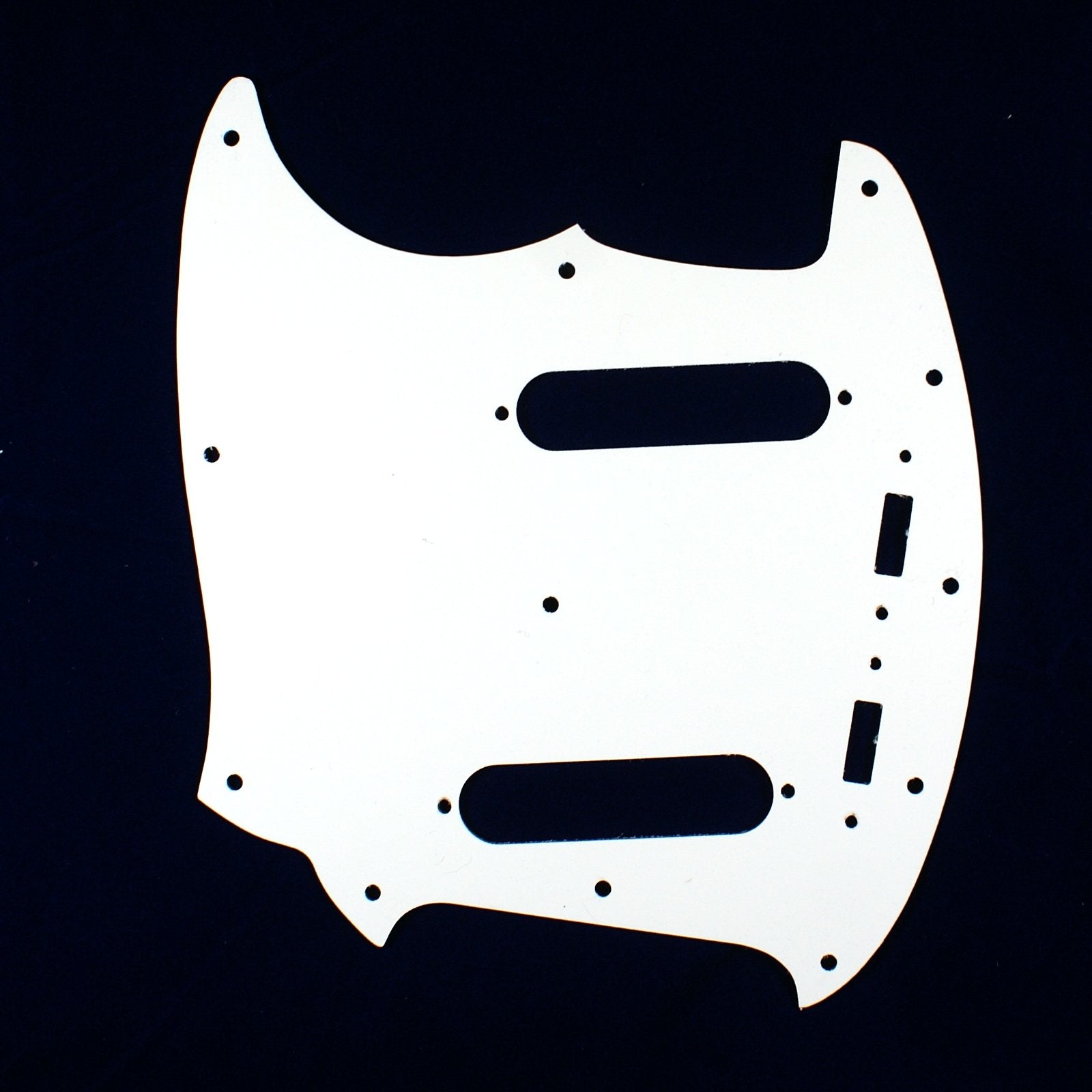 (E66) Custom Guitar Pickguard Fits Fender Mustang Classic Series,4 Ply Orange