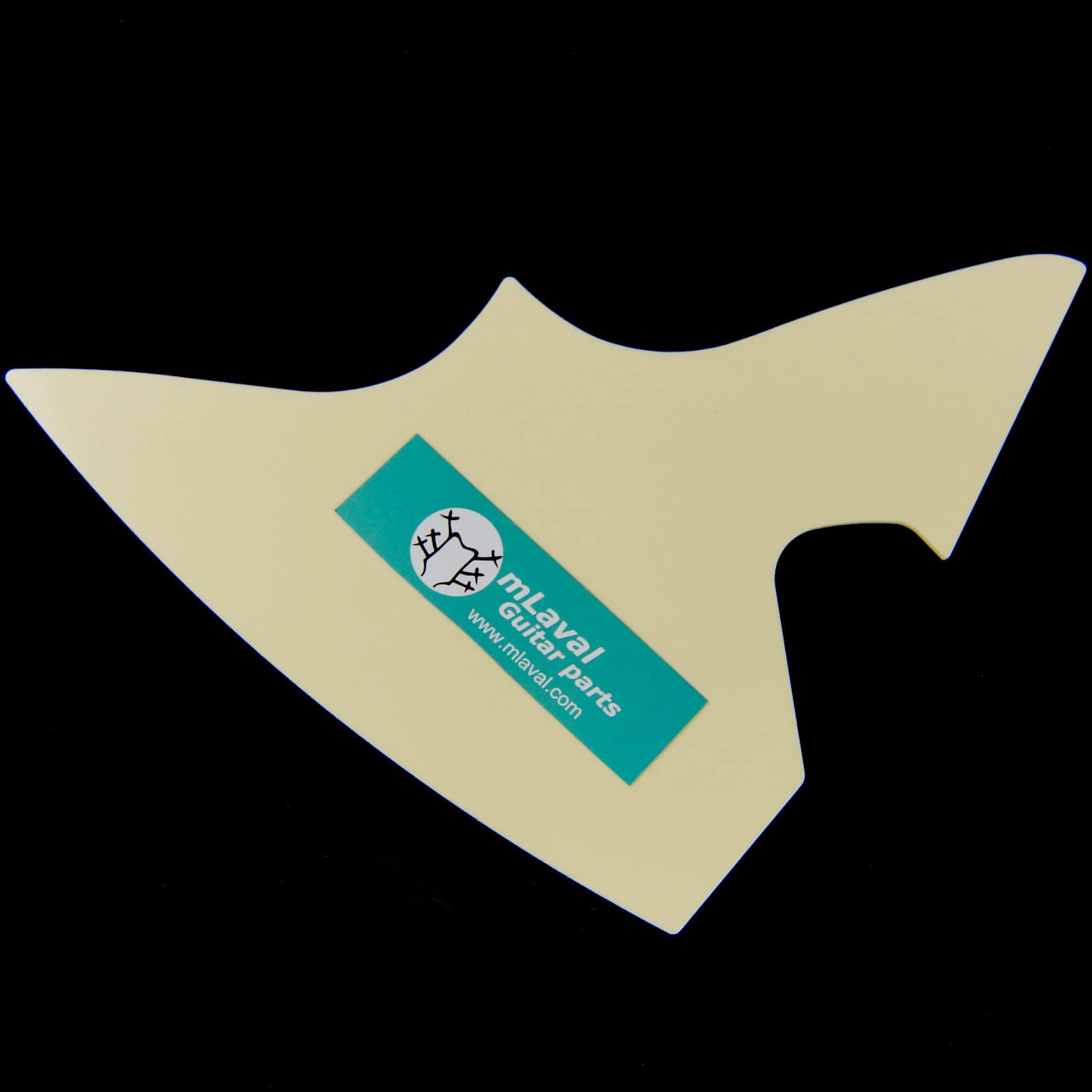 Custom Harmony H22 Bass style bass Guitar pickguard, Single-ply Cream