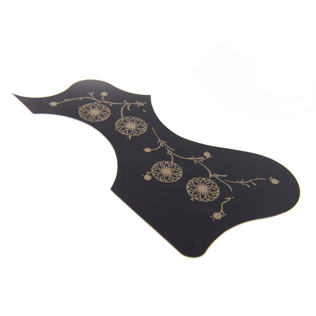 (22J02) Cutaway Style Self-adhesive Acoustic Guitar Pickguard, Black