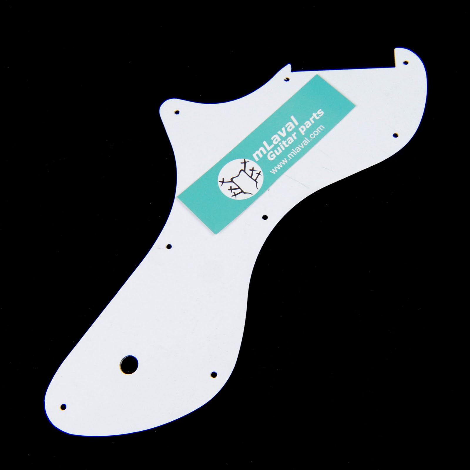 Custom Guitar Pickguard Fits PRS SE One, 3ply White