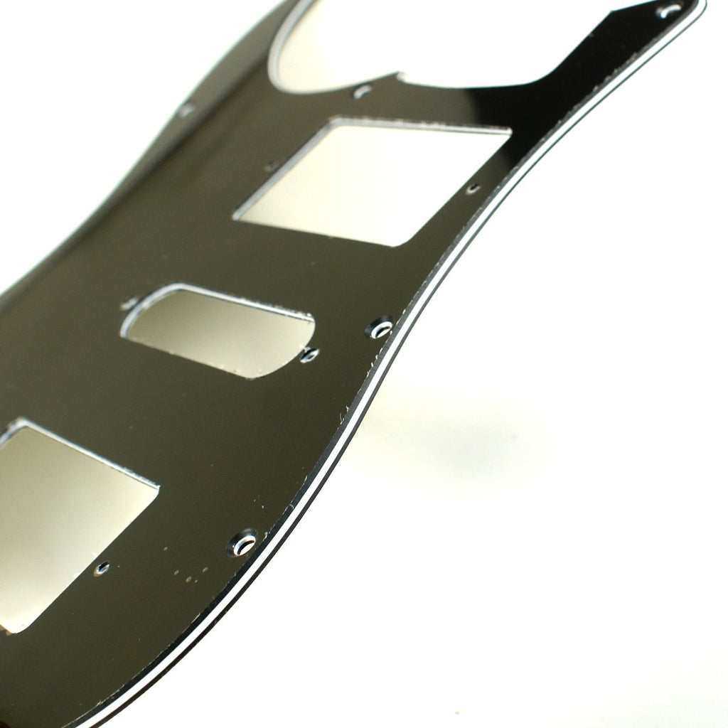 (D42) Left Handed Strat HSH Layout Style Guitar Pickguard,3ply Black