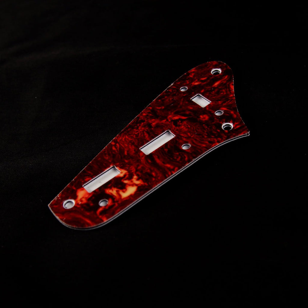 Custom Preset Control Plate For Jaguar Style Guitar,Plastic PVC 4ply Red Tortoise