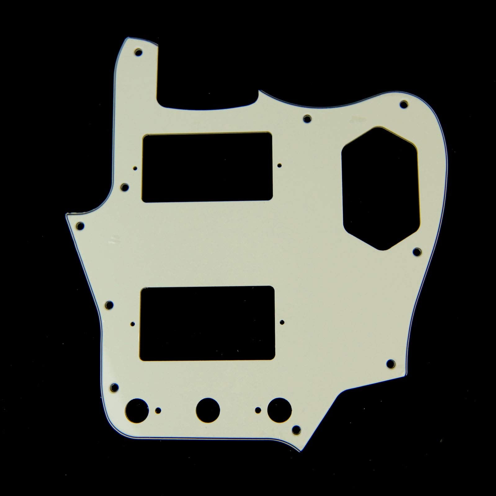 Replacment Pickguard For Jaguar style Guitar, USA Vintage reissued HH 3ply-Green