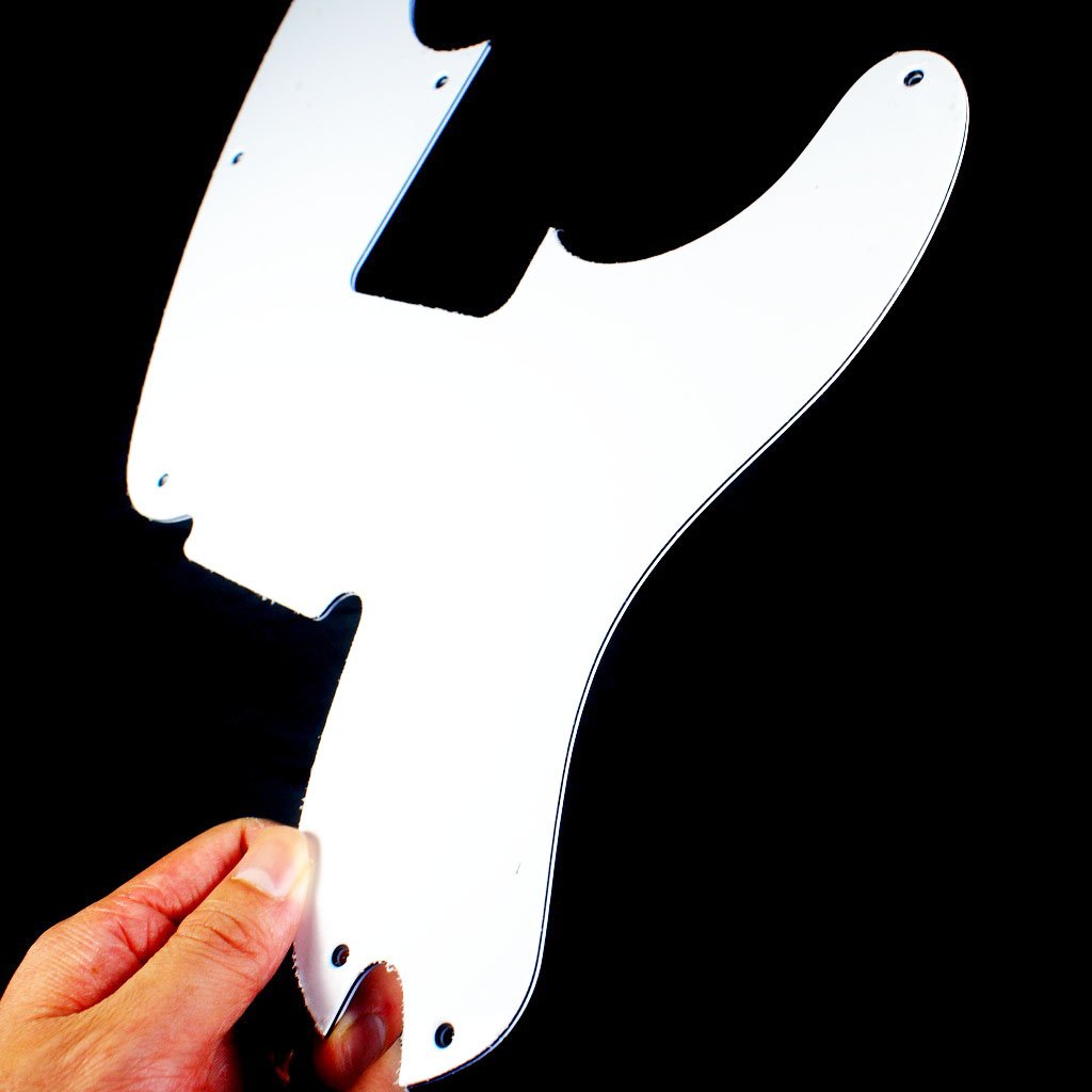 CENGOY (B78) Mike Dirnt or Sting Style Precision Bass PB Guitar Pickguard,White